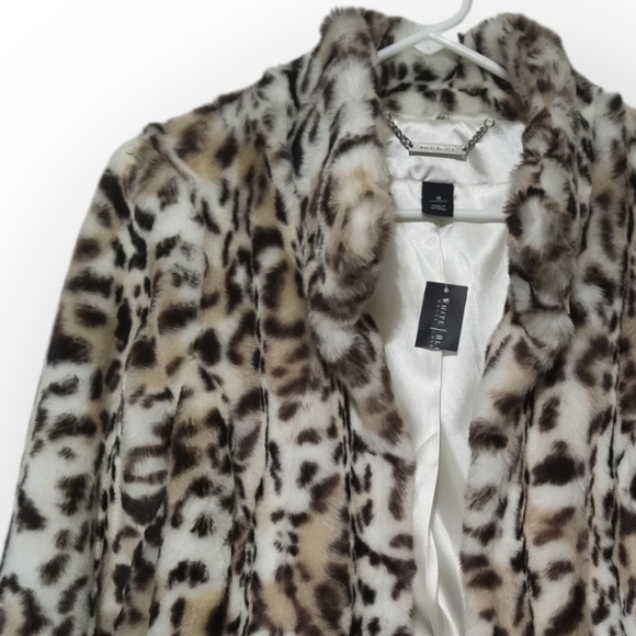 Nwt White House Black Market Faux Fur Jacket - Picture 3 of 5